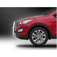 ECB Black Ripple Nudge Bar - Series 2 to suit Hyundai Santa-Fe 09/12 - 03/18