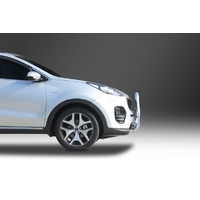 ECB Black Ripple Nudge Bar - Series 2 to suit Kia Sportage 10/17 - 05/18