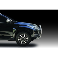 ECB Polished Nudge Bar - Series 2 to suit Mitsubishi Pajero Sport GLS 05/16 - 11/19