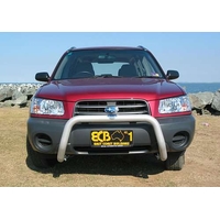 ECB Silver Hammertone Nudge Bar to suit Subaru Forester 06/02 - 06/05