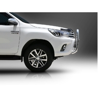 ECB Textura Black Nudge Bar - Series 2 to suit Toyota HiLux Workmate 4WD Wide Cab 07/15 - 05/18