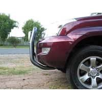 ECB Polished Nudge Bar - Series 2 to suit Toyota Prado 120 Series GXL 03/03 - 10/09