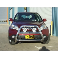 ECB Black Ripple Nudge Bar - Series 2 to suit Honda CR-V Ex Aero Bump 02/07 - 10/12