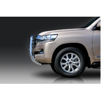 ECB Black Ripple Nudge Bar - Series 2 to suit Toyota LandCruiser 200 Series GX 01/16 - 06/21