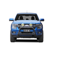ECB Silver Hammertone Nudge Bar to suit Ford Ranger 05/22 - Onwards