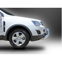 ECB Silver Hammertone Nudge Bar to suit Holden Captiva 5 Series 2 03/11 - 12/15