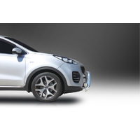ECB Polished Nudge Bar to suit Kia Sportage 10/17 - 05/18