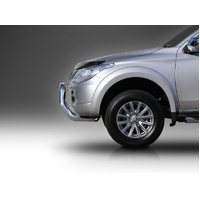 ECB Polished Nudge Bar to suit Mitsubishi Triton MQ 01/15 - 10/18