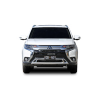 ECB Black Ripple Nudge Bar to suit Mitsubishi Outlander ZL 06/18 - 07/21