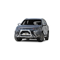 ECB Textura Black Nudge Bar to suit Mitsubishi Outlander PHEV 04/18 - 07/21