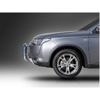 ECB Textura Black Nudge Bar to suit Mitsubishi Outlander ZJ 01/14 - 12/14