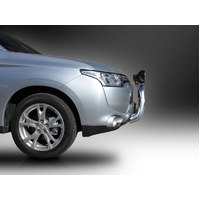 ECB Polished Nudge Bar to suit Mitsubishi Outlander ZJ 11/12 - 12/13
