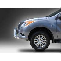 ECB Black Ripple Nudge Bar to suit Mazda BT-50 2WD Highrise 10/11 - 03/18