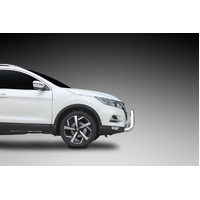 ECB Silver Hammertone Nudge Bar to suit Nissan Qashqai Series 2 &amp; 3 09/17 - 05/22