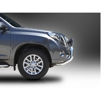ECB Black Ripple Nudge Bar to suit Toyota Prado 150 Series 2 GXL 11/13 - 10/17