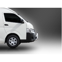 ECB Black Ripple Nudge Bar to suit Toyota HiAce SLWB 02/14 - 05/19