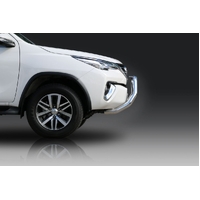 ECB Black Ripple Nudge Bar to suit Toyota Fortuner 12/15 - 05/19