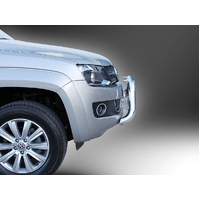 ECB Silver Hammertone Nudge Bar to suit Volkswagen Amarok Non Sen Mod 07/10 - 08/16
