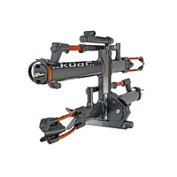 Kuat NV 2.0 Two Bike Hitch Mounted Carrier (Grey + Orange)