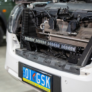 Pirate Camp Co. Behind Grill Double Row Light Bar Bracket to suit Nissan Patrol Y62