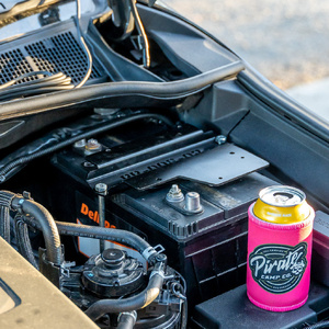 Pirate Camp Co. Under Bonnet Auxiliary Battery Mount to suit Toyota Hilux &amp; Fortuner 2015 - Onwards