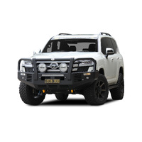 ECB Black Ripple Two Post Winch Bar to suit Toyota LandCruiser 300 Series 07/21 - Onwards