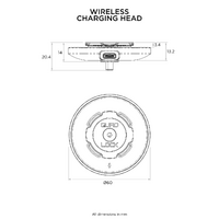 Quad Lock - Wireless Charging Head for Car / Desk - V2