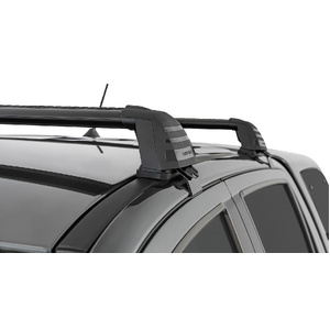 Rhino-Rack RV0321B Vortex ROC25 Flush Black 2 Bar Roof Rack for FORD Ranger PX/PX2/PX3 Double Cab 4DR Ute (01/2011-12/2022)