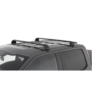 Rhino-Rack RV0648B Vortex ROC25 Flush Black 2 Bar Roof Rack for FORD F150 13th Gen Super Crew 4DR Ute (01/2015-12/2020)