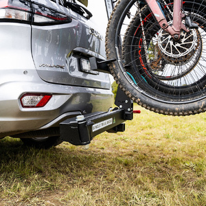 Single Trail Super-EFS Vertical Swing-Away 4 Bike Carrier - Passenger Side (Powercoated Finish)