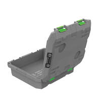 Rhino-Rack T54SBSG - TRED Storage Box 25L- Grey With Green
