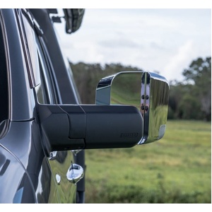 MSA 4x4 Towing Mirrors for Holden Colorado 2012 - 2020 (Black, Manual)