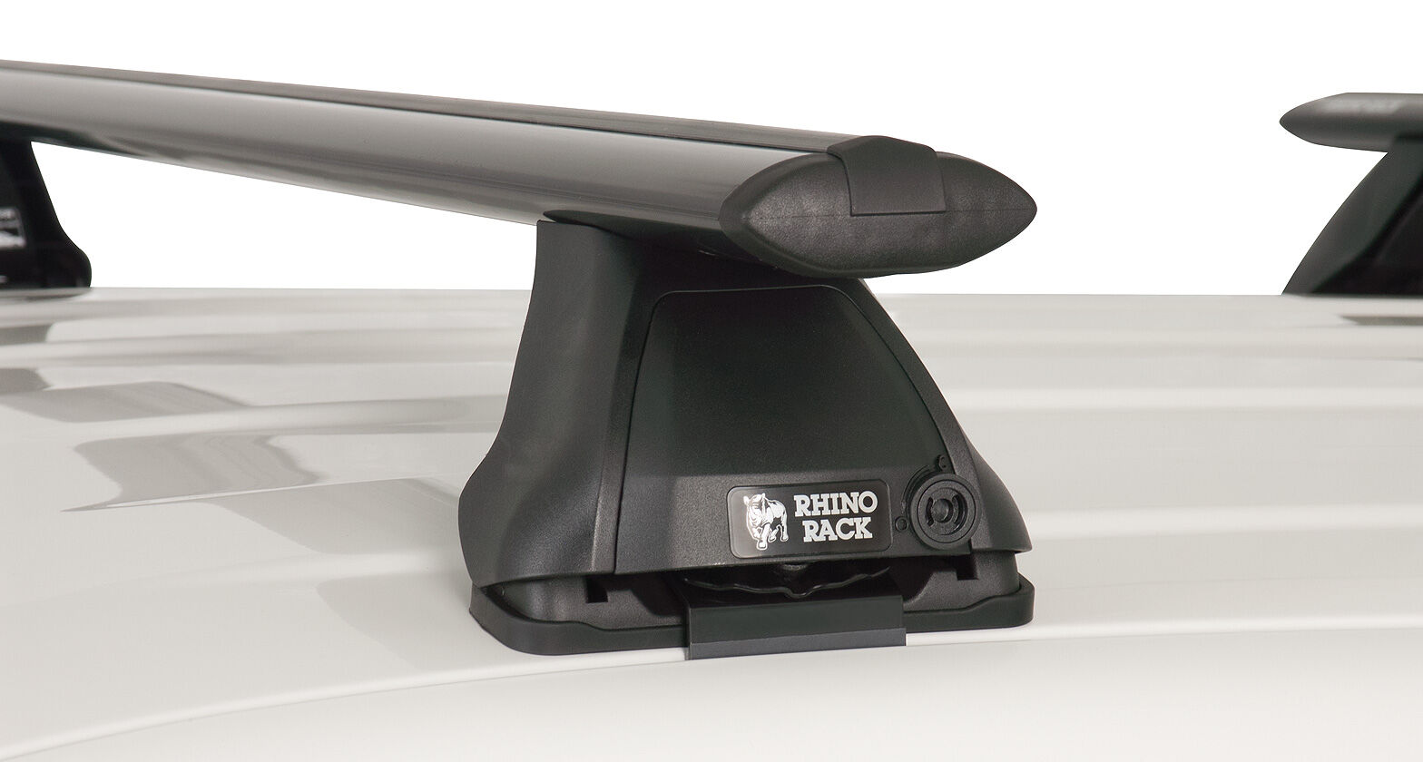 Rhino Vortex Black 2 Bar Roof Rack for FORD Courier PGPH 2dr Ute Super