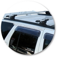 Prorack Black 2 Bar Aero Through Bar kit to suit Nissan Terrano Regulus 5dr SUV (1996 - 2003)