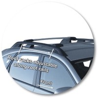 Prorack Silver 2 Bar Aero Rail Bar kit to suit Subaru Impreza XV 5dr Hatch (6/2010 - 2011)