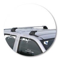 Prorack Silver 2 Bar Aero Flush Bar kit to suit Holden Rodeo RA Double 4dr Ute (2/2003 - 2008)