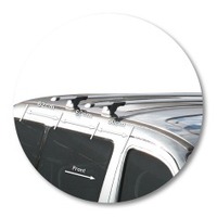 Prorack Silver 2 Bar Aero Through Bar kit to suit Toyota Granvia 4dr MPV (1996 - 2004)