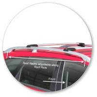 Prorack Silver 2 Bar Aero Rail Bar kit to suit Alfa Romeo 159 5dr Wagon (6/2006 - Current)