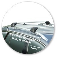 Prorack Silver 2 Bar Aero Flush Bar kit to suit Skoda Superb 5dr Wagon (2009 - 2015)