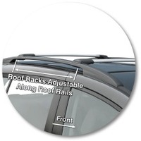 Prorack Silver 2 Bar Aero Rail Bar kit to suit Mazda Premacy 5dr MPV (2005 - 2010)