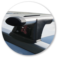 Prorack Silver 2 Bar Aero Through Bar kit to suit Honda CR-V N/Sport N 5dr SUV (2012 - 2015)