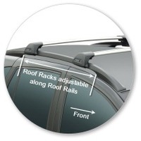 Prorack Black 2 Bar Aero Flush Bar kit to suit Renault Clio Sports Tourer 5dr Wagon (2007 - Current)