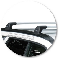 Prorack Silver 2 Bar Aero Flush Bar kit to suit Subaru Forester 5dr Wagon (5/2002 - 2/2008)