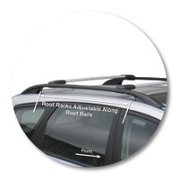 Prorack Silver 2 Bar Aero Rail Bar kit to suit Hyundai i30 cw 5dr Wagon (2007 - 2012)