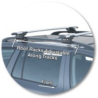 Prorack Silver 2 Bar Aero Through Bar kit to suit Skoda Octavia 5dr Wagon (2003 - 2007)