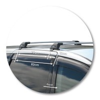 Prorack Silver 2 Bar Aero Flush Bar kit to suit Toyota Estima 5dr MPV (5/2006 - Current)