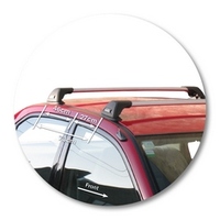 Prorack Silver 2 Bar Aero Flush Bar kit to suit Mitsubishi Cedia 4dr Sedan (2003 - 2007)