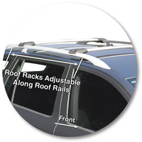 Prorack Silver 2 Bar Aero Rail Bar kit to suit Skoda Octavia 5dr Wagon (2009 - 8/2013)