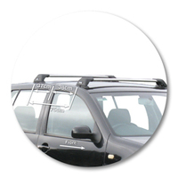 Prorack Silver 2 Bar Aero Flush Bar kit to suit Volkswagen Golf Mk4 5dr Hatch (11/1998 - 8/2004)