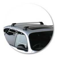 Prorack Silver 2 Bar Aero Flush Bar kit to suit Chrysler PT Cruiser 5dr Hatch (2000 - 2010)